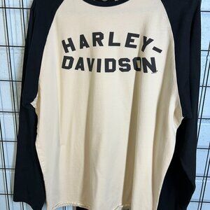 Authentic Harley Davidson Museum Baseball T-shirt